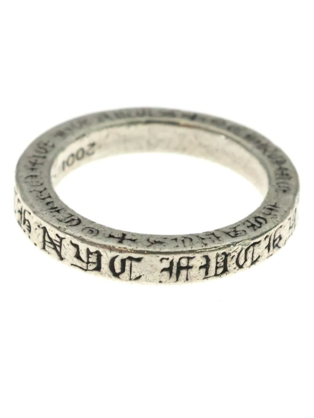 Chrome Hearts Spacer Fckyou Nyc Limited Silver Ring